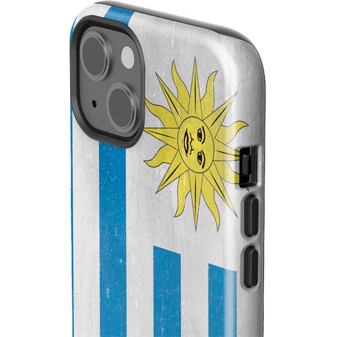 Uraguay Flag Distressed iPhone 13 Impact Case